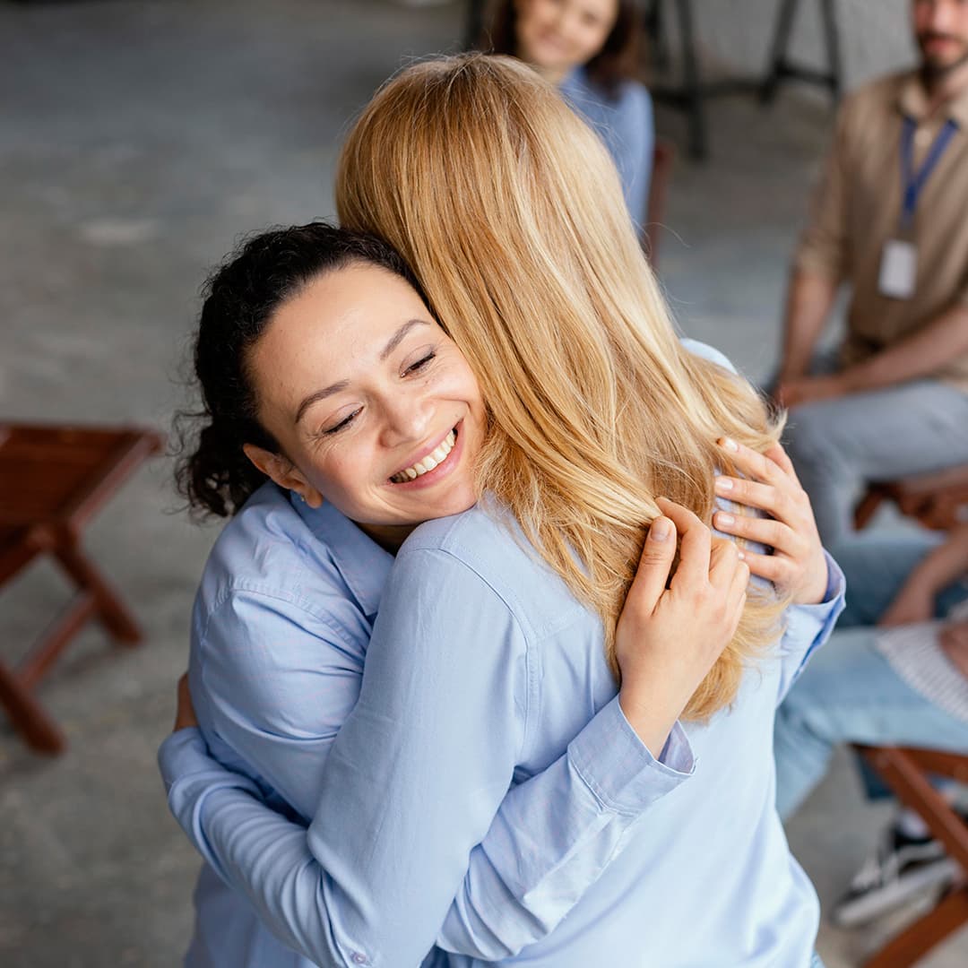 Supportive group therapy session in Texas