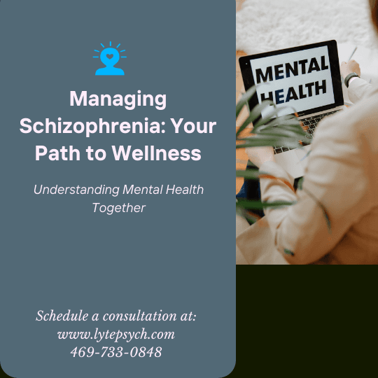 Managing schizophrenia requires a comprehensive approach that includes medication, psychotherapy, and daily coping strategies.