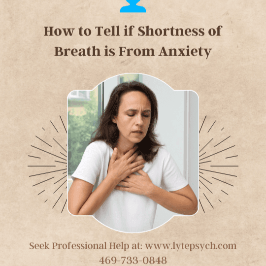 Feeling like you can’t catch your breath can be alarming — and it’s not always easy to tell if it’s caused by a physical health condition or by anxiety.