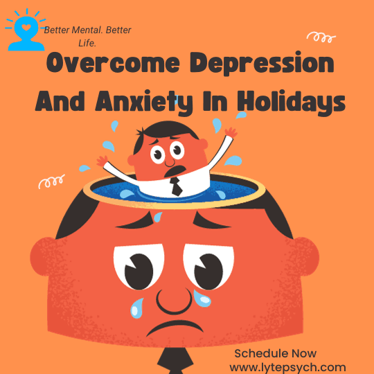 The holidays can bring up a range of emotions for people. Sometimes you can even experience seemingly contradictory emotions all at once. Try your best to acknowledge and accept your emotions rather than place judgment on them