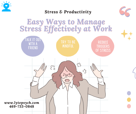 While some level of stress can be motivating, excessive stress can negatively impact focus, productivity, and mental well-being.