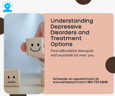 Depressive disorders encompass various types, including major depressive disorder (MDD), persistent depressive disorder (dysthymia), and bipolar disorder, among others.