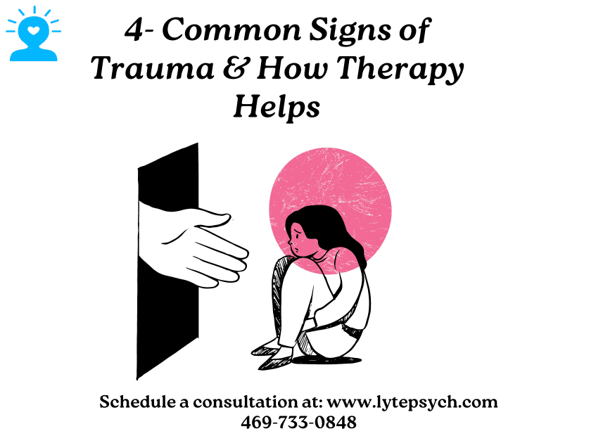 At Lyte Psychiatry, we offer therapeutic approaches tailored to help individuals cope with and recover from traumatic experiences. Here’s how to identify common signs of trauma and understand the ways therapy can aid in recovery.