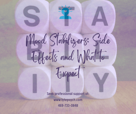 Starting a mood stabilizer can feel like a big step, especially if you're already overwhelmed by symptoms like mood swings, irritability, or depression. At Lyte Psychiatry, we often hear patients ask:
“Will it change my personality?”
“What side effects should I expect?”
“Is it worth it?”