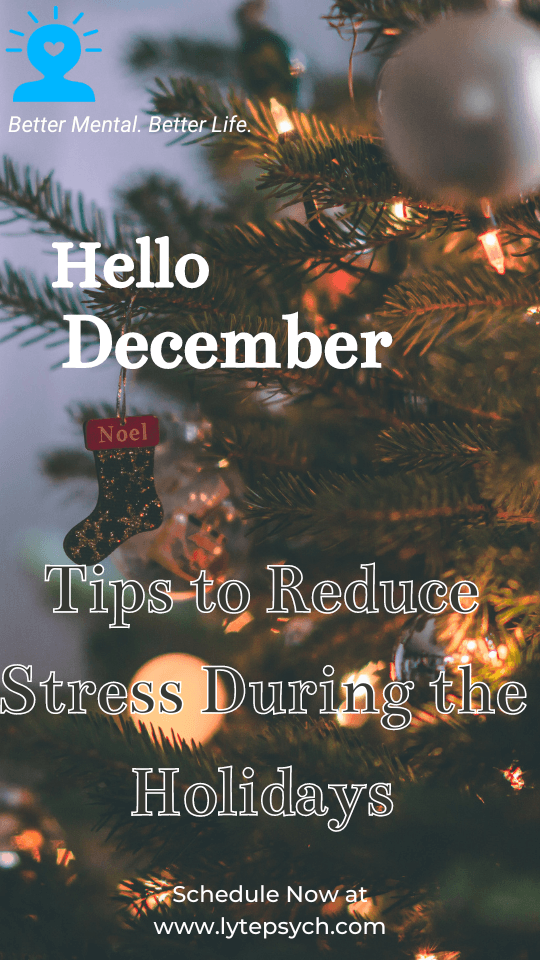 The holiday season is loaded with expectations, anticipation, and the false idea that people should be cheerful. Romanticized holiday movies, media advertising, and non-stop holiday music set up to feel as though we are traitors if we aren't joyful.