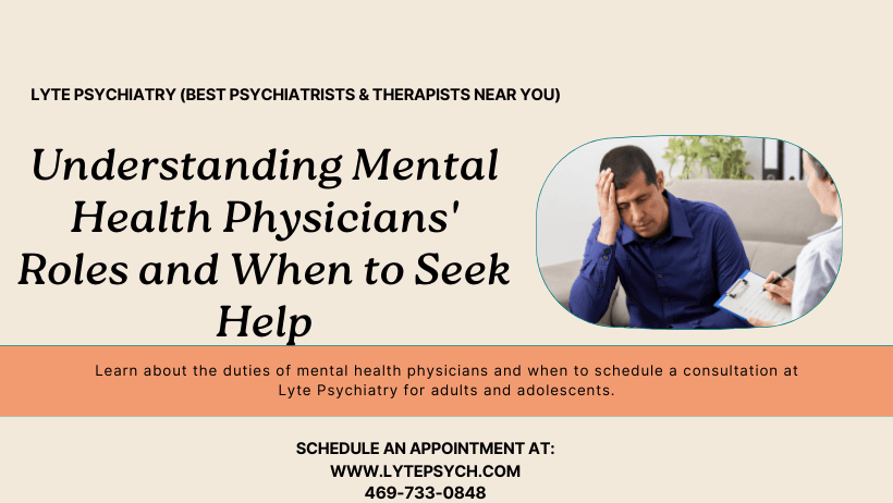Mental health physicians, commonly referred to as psychiatrists, are medical professionals who specialize in the diagnosis, treatment, and prevention of mental illnesses and emotional disorders