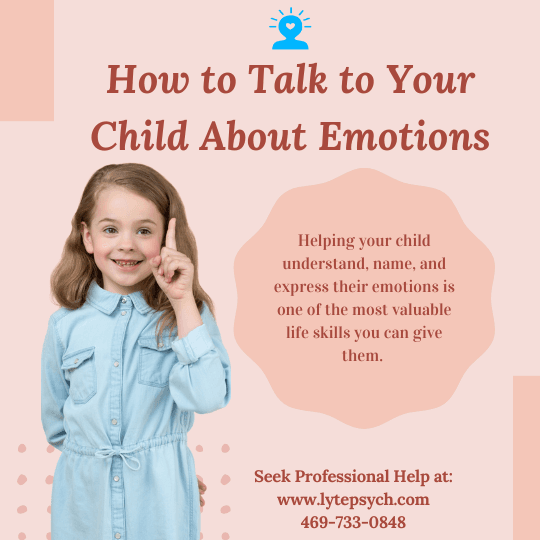 Helping your child understand, name, and express their emotions is one of the most valuable life skills you can give them. Many children and teens feel overwhelmed, confused, or emotionally disconnected — yet lack the vocabulary or confidence to talk about how they feel.