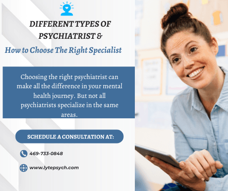 These psychiatrists treat a wide range of mental health conditions in adults, including anxiety, depression, bipolar disorder, and PTSD.