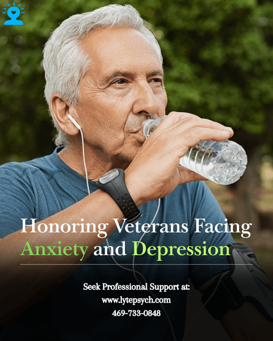 According to the U.S. Department of Veterans Affairs (VA), nearly 1 in 4 veterans experiences symptoms of depression or anxiety after leaving active duty.