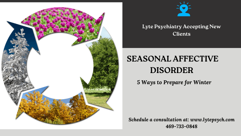 Seasonal Affective Disorder (SAD) is a type of depression that typically occurs during the fall and winter months when daylight hours are shorter.
