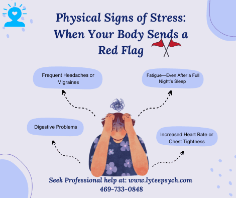 Stress doesn't just live in your mind—it shows up in your body, too. When ignored, chronic stress can trigger real, measurable symptoms that affect everything.