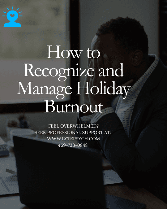 The holiday season often brings celebration, connection, and tradition but it can also bring exhaustion, pressure, and emotional overload. Between gatherings, expectations, end-of-year responsibilities, financial stress, travel, and social obligations, many people experience holiday burnout without realizing it.