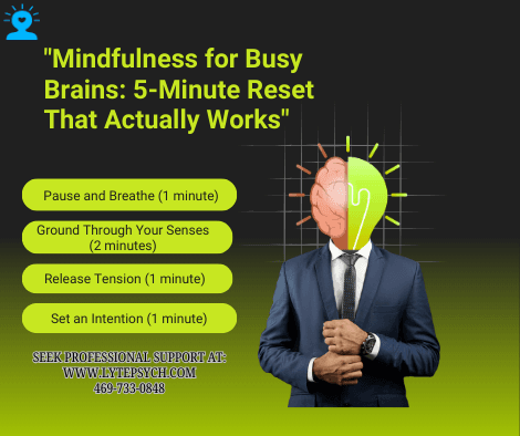 Life today moves fast — emails, deadlines, family responsibilities, and endless to-do lists. For many, this constant pace leaves the mind restless and exhausted.