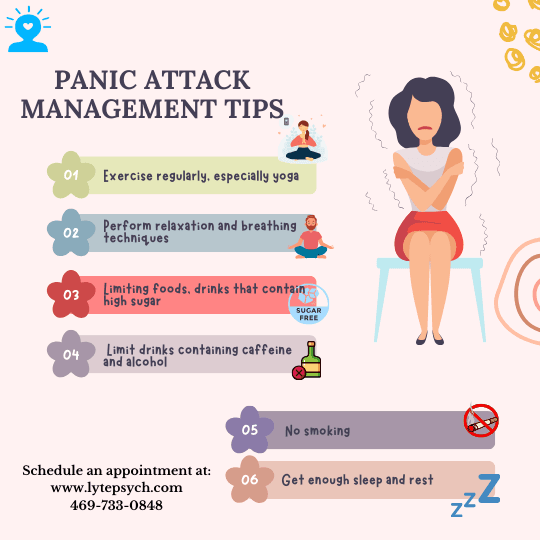 Panic attacks are sudden episodes of intense fear or anxiety that peak within minutes. They can happen unexpectedly or in response to a specific trigger.