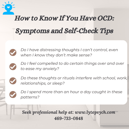 Everyone has quirks. Maybe you double-check the stove or prefer your books arranged a certain way. But Obsessive-Compulsive Disorder (OCD) goes far beyond preferences. It’s a diagnosable mental health condition that can deeply affect your thoughts, routines, relationships, and peace of mind.