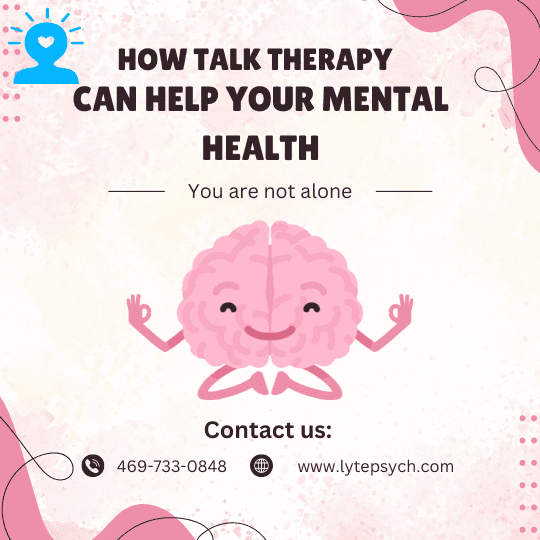 Mental health is a crucial aspect of overall well-being, yet it's often overlooked or misunderstood. Talk therapy, a fundamental approach to mental health care involves engaging in conversations with a trained therapist to explore and understand one's thoughts, emotions, and behaviors.