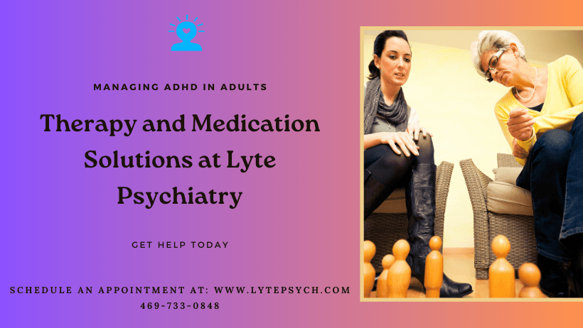 ADHD in adults is characterized by inattention, hyperactivity, and impulsivity, though the presentation can differ from that in children.