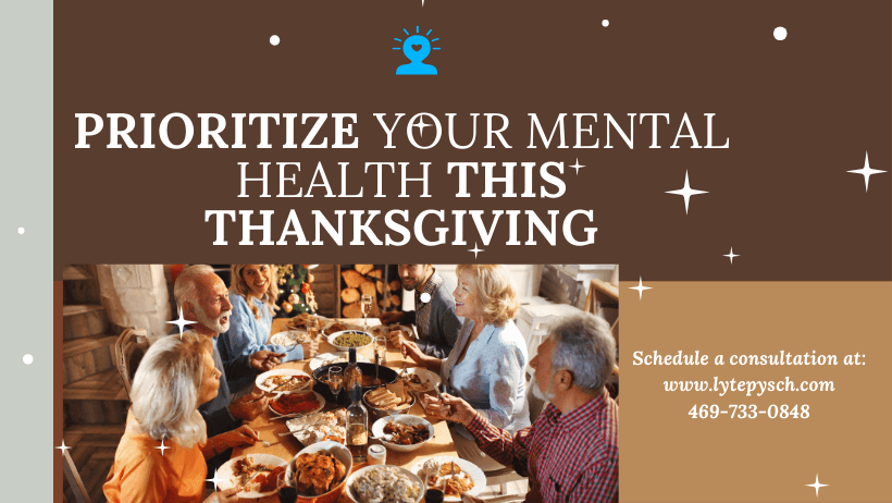 The holiday season, and Thanksgiving in particular, can be a time of joy and connection, but it can also bring stress, overwhelm, and emotional challenges.