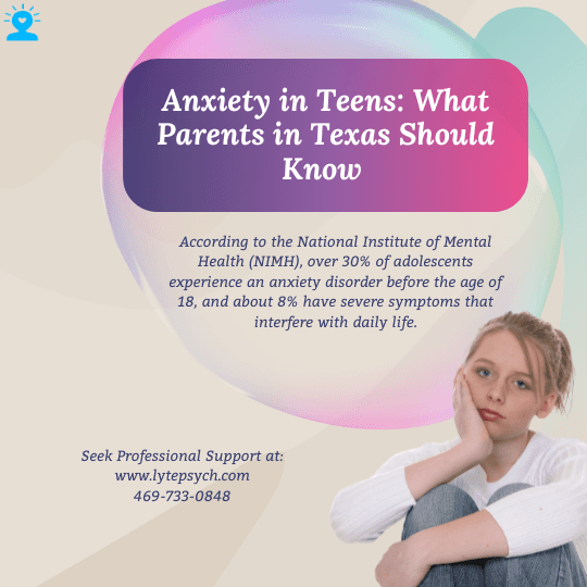 According to the (NIMH), over 30% of adolescents experience an anxiety disorder before the age of 18, and about 8% have severe symptoms that interfere with daily life.
