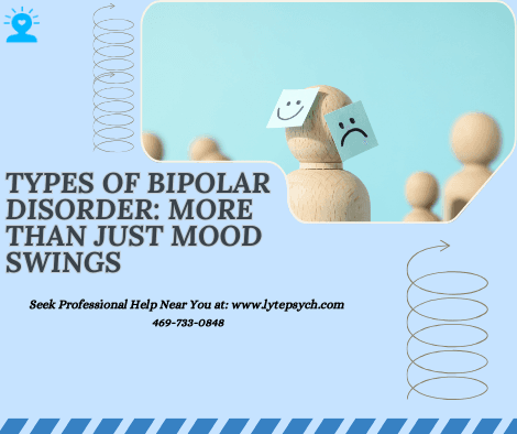Characterized by pronounced manic episodes often lasting at least a week (or leading to hospitalization) and typically followed by intense depressive phases.