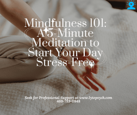 Mornings set the tone for the rest of the day. If you begin your morning feeling rushed, overwhelmed, or anxious, those emotions often follow you responsibilities.