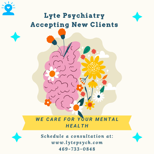 At Lyte Psychiatry, we understand how challenging it can be to find a trusted mental health professional who is accepting new clients.