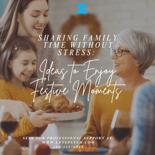 The holiday season is meant to bring warmth, connection, and joy—but family gatherings can also come with stress, expectations, and emotional overwhelm.