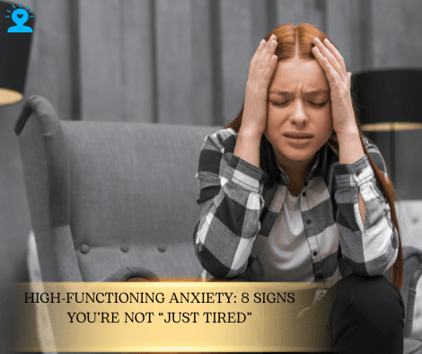 High-functioning anxiety often hides behind productivity and success, while traditional anxiety may be more outwardly visible.