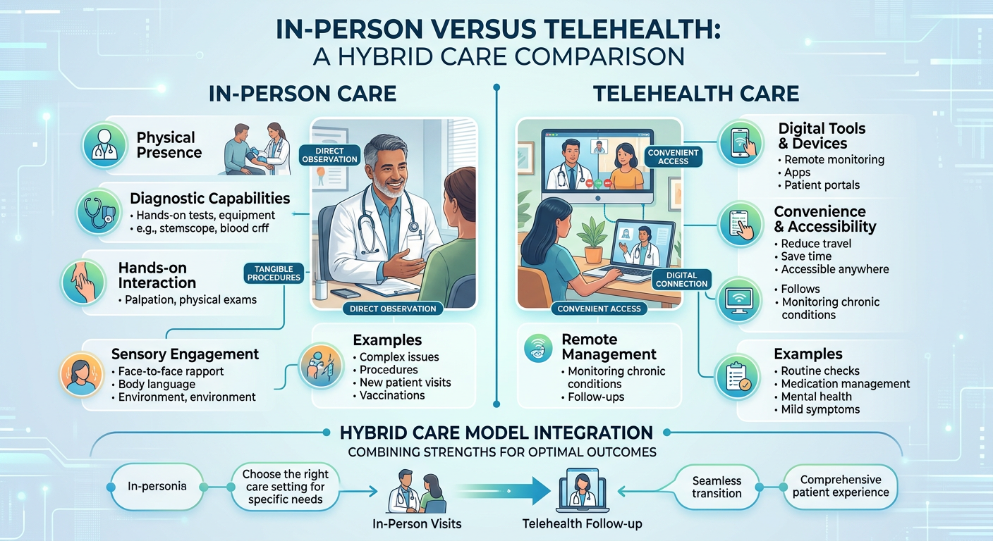 Comparison of in-person psychiatry and telehealth psychiatry options in Texas